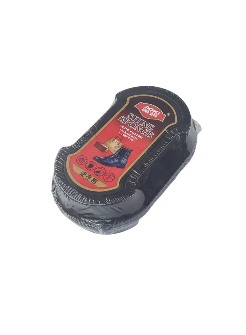 Quick Glossy Shine Shoe Sponge Colorless