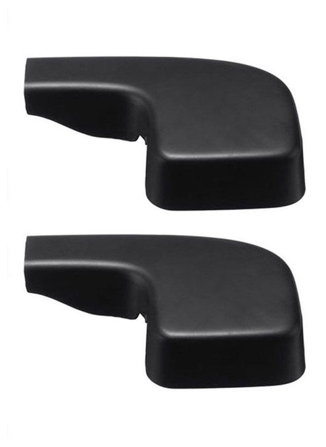 NIBEMINENT 2-Piece Front Windshield Wiper Blade Arm Nut Covers Cap For BMW 3 Series E90 E91 E92  - Image 1