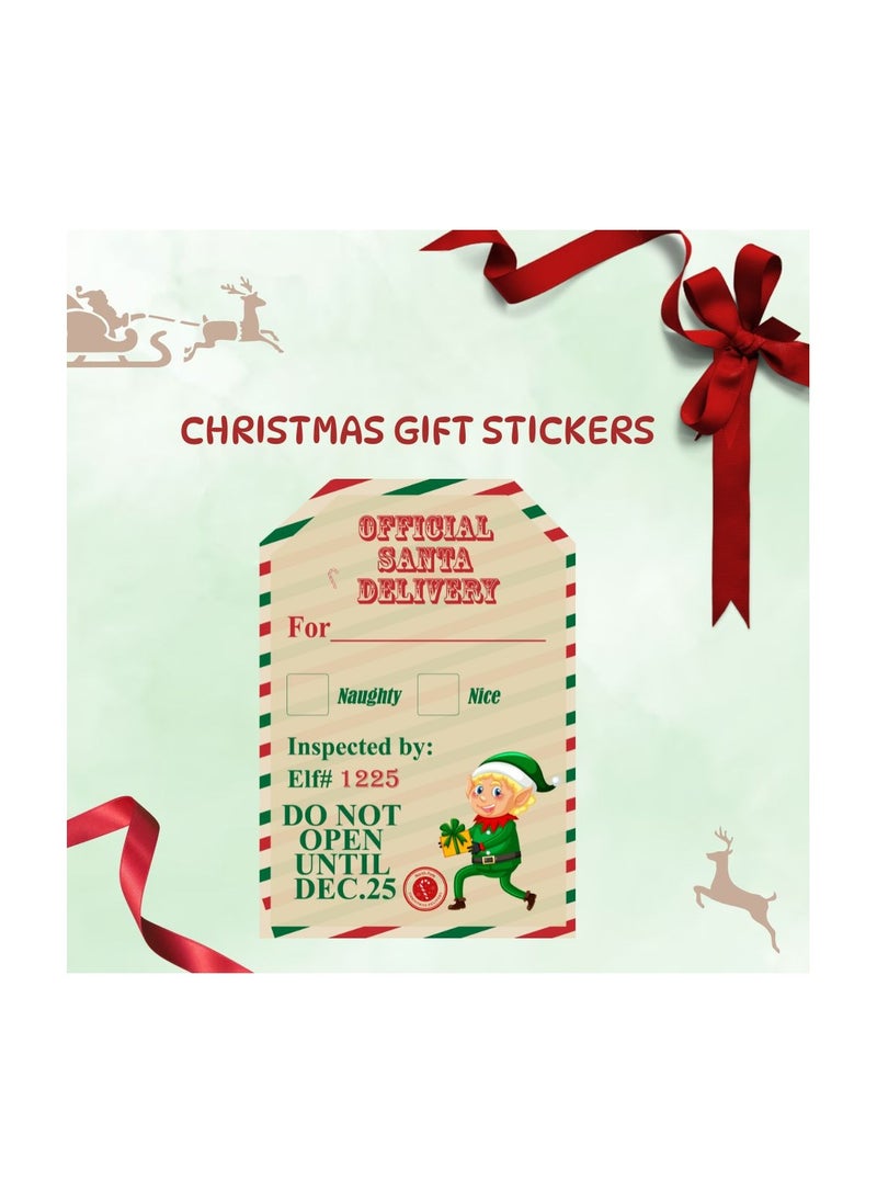PRINTSHOP4ME Christmas Vinyl Stickers–Festive Holiday Stickers For Party Favors And Holiday Gifts-Perfect For Decorate Gifts,Wrapping  - Image 2