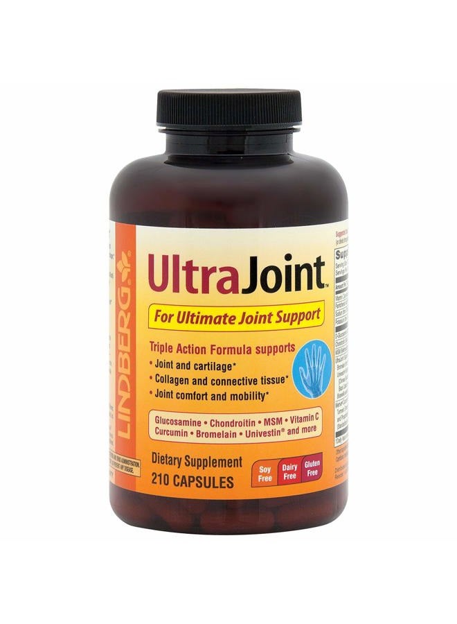 Lindberg Ultrajoint 210 Capsules - A Comprehensive, Triple-Action Joint Formula (99-235) - Image 1