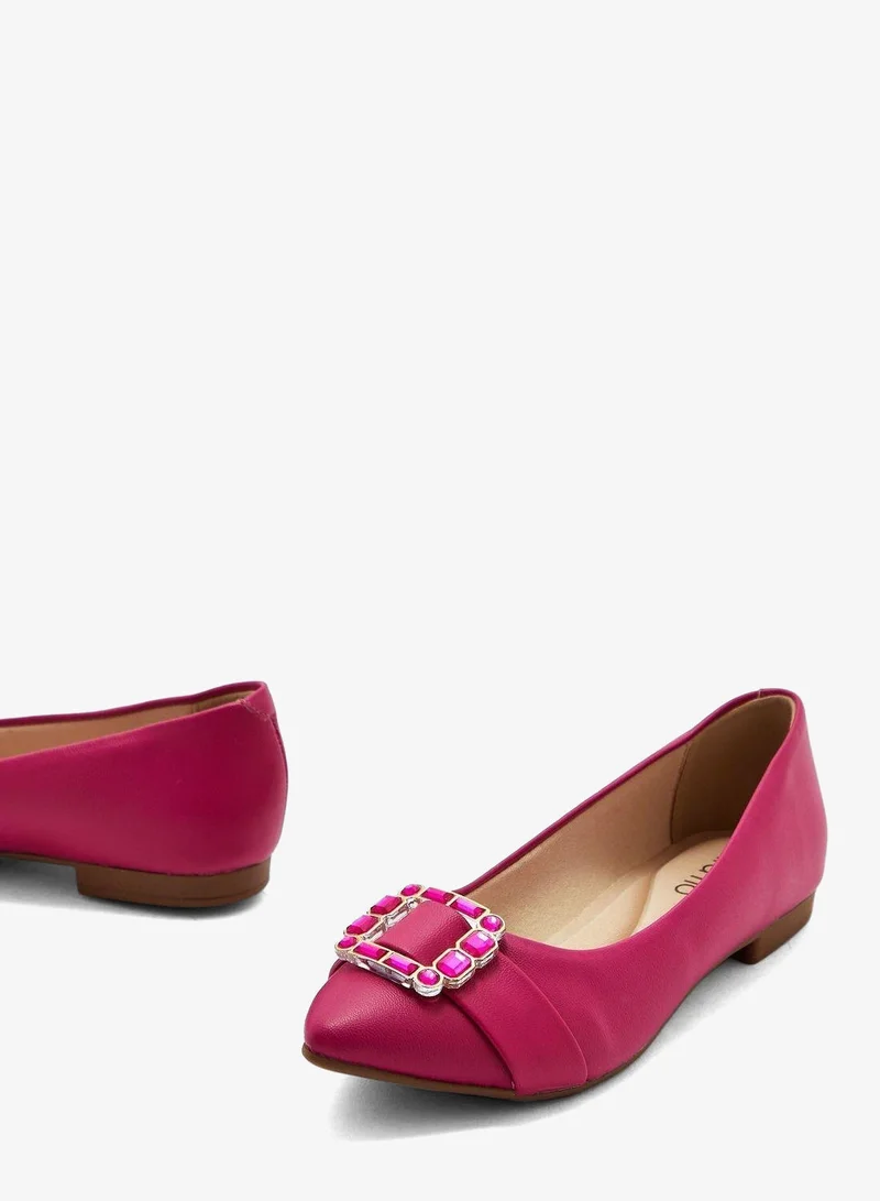 Beira Rio Magenta Low Heels Pump for Women – Elegant Office Heel Shoes & Classic Pumps for Girls for Women | Best Price UAE