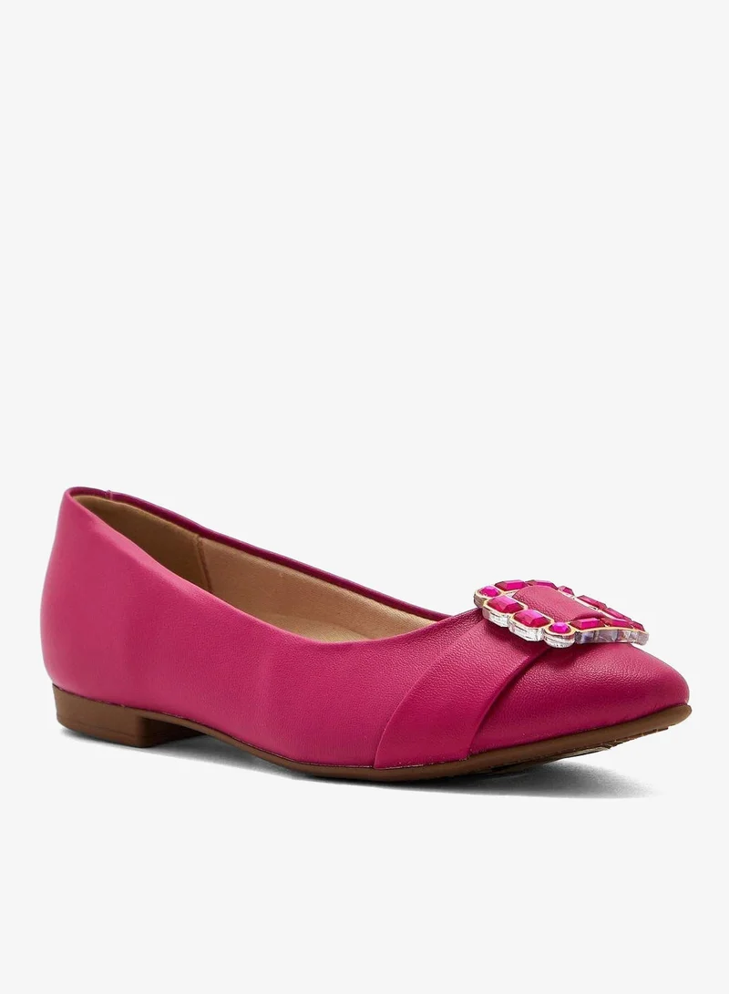 Beira Rio Magenta Low Heels Pump for Women – Elegant Office Heel Shoes & Classic Pumps for Girls for Women | Best Price UAE