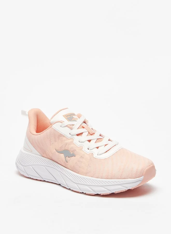 كانغاروس Womens Textured Lace-Up Sports Shoes