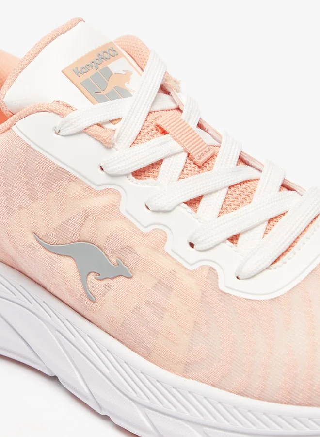كانغاروس Womens Textured Lace-Up Sports Shoes
