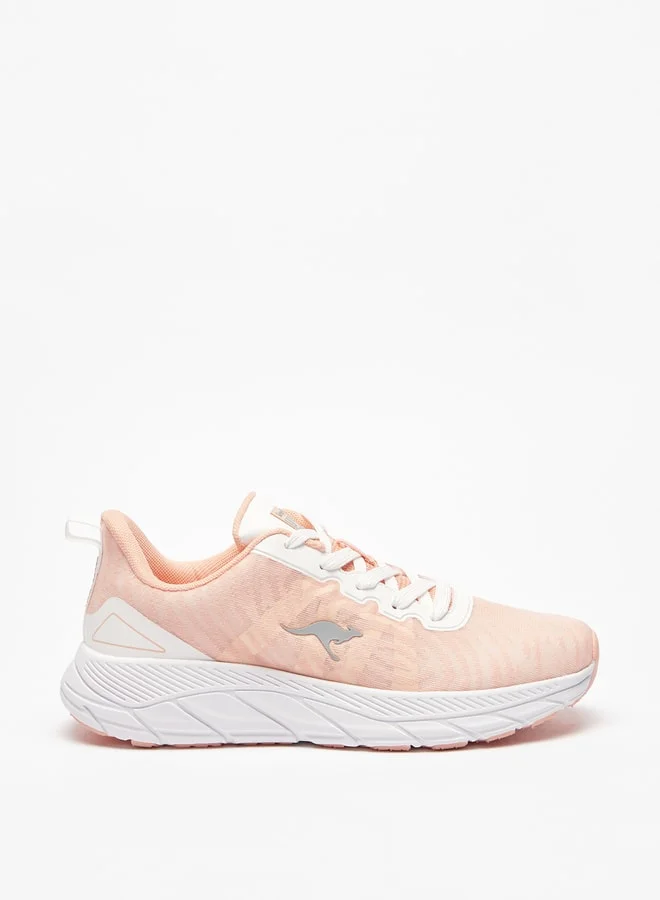 كانغاروس Womens Textured Lace-Up Sports Shoes