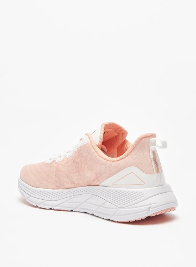 كانغاروس Womens Textured Lace-Up Sports Shoes