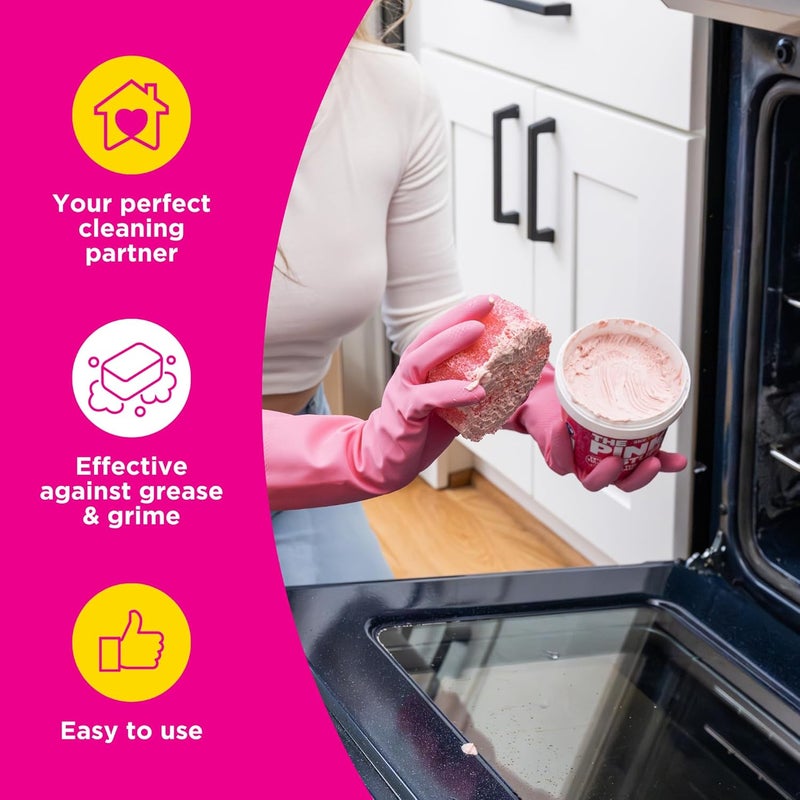 Stardrops – The Pink Stuff – SQeeZY Miracle Scrubber Sponge, Scratch Free Solution for Ultimate Home Cleaning - Perfect for Kitchens, Bathrooms, and Outdoor Use, 3-Pack - Image 2