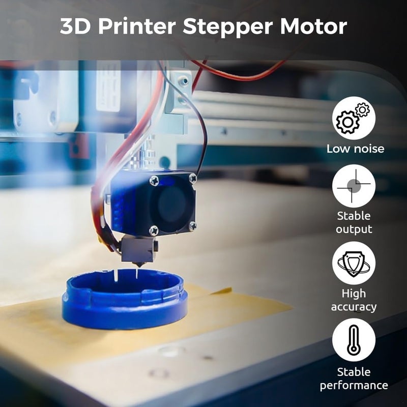 1.8 Degree 0.35A Round Stepper Motor, 36 Mm Body, 2-Phase, 47.2 In Wire For Sherba Mini And Orbite V1.5, Ideal For 3D Printer Extruders - Image 3