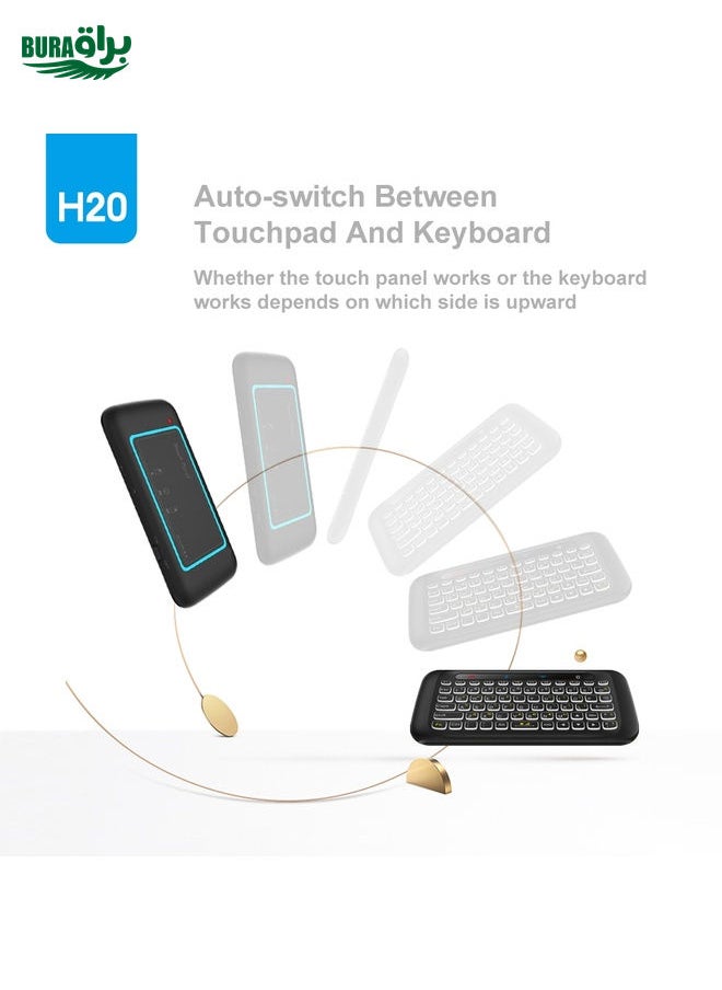 H20 2.4GHz Mini Smart Wireless Multi-Touch Touch Keyboard