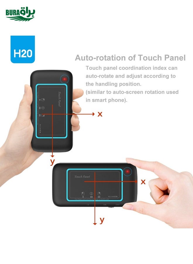 H20 2.4GHz Mini Smart Wireless Multi-Touch Touch Keyboard