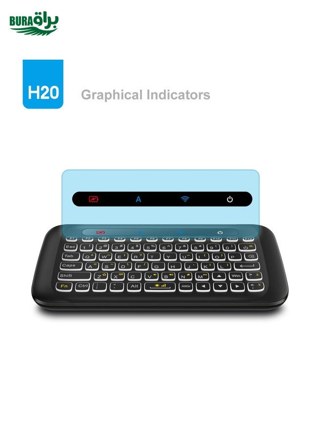 H20 2.4GHz Mini Smart Wireless Multi-Touch Touch Keyboard