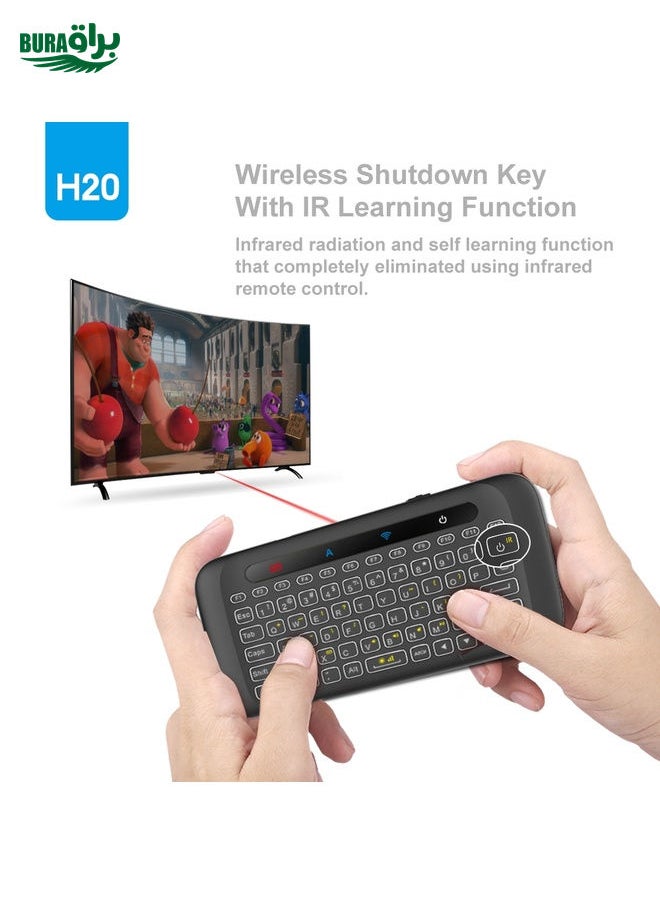 H20 2.4GHz Mini Smart Wireless Multi-Touch Touch Keyboard