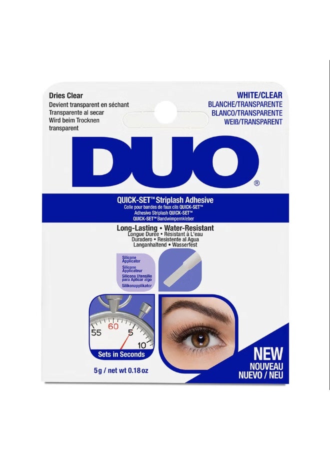 DUO لاصق رموش سريع الإعداد - شفاف 5 جرام - Image 1