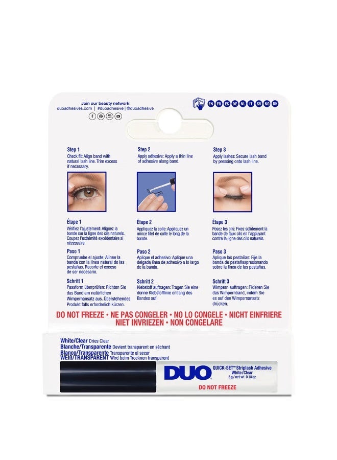 DUO لاصق رموش سريع الإعداد - شفاف 5 جرام - Image 2