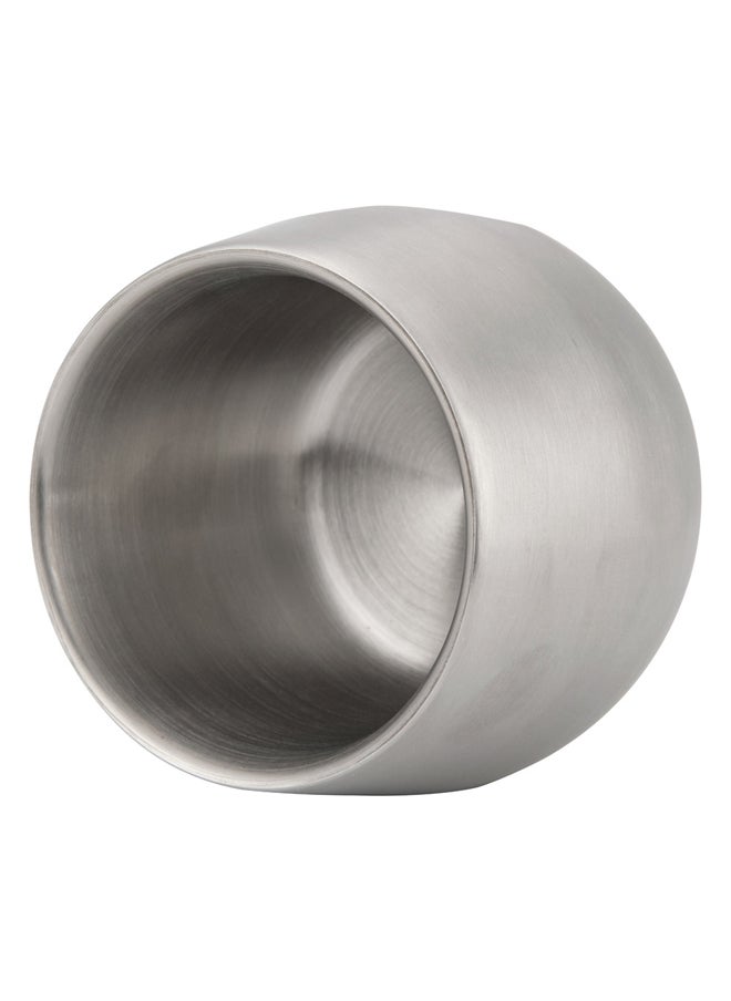 AL SANIDI Stainless steel tea and coffee mug, Coffee cup for trips and travel, Silver, 150 ml  - Image 4