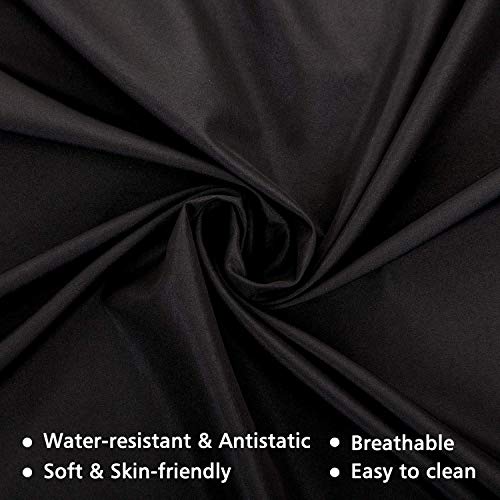 Doberyl Professional Hair Cutting Cape – Salon & Home Barber Apron for Men & Women (Black, Color May Vary) - Image 3