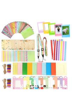 Y&D Colorful Bundle Kit Accessories Set, Compatible with for Fujifilm Instax Mini 9 8 90 70 11 Camera, Accessory Include Film Stickers, Desk Frames, Hanging Frame,  - Image 1