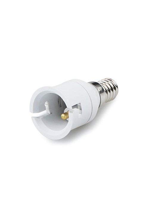 Homenique Homenique E14 to B22 Screw Base Socket Lamp Holder Light Bulb Converter Adapter Random Colour 5 Pieces  - Image 2