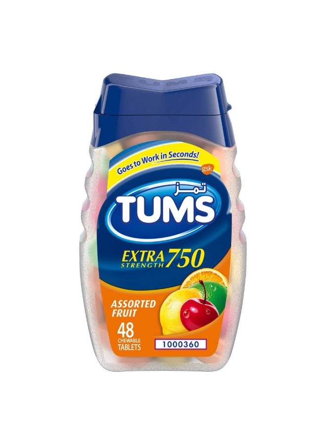 Tums extra Strength 750mg 48 Tablets - Image 3