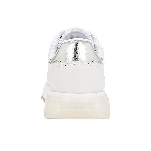Guess Women's Melany Sneaker, White, 8 - Image 3