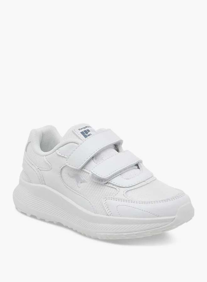 كانغاروس Unisex Logo Detail School Shoes with Hook and Loop Closure