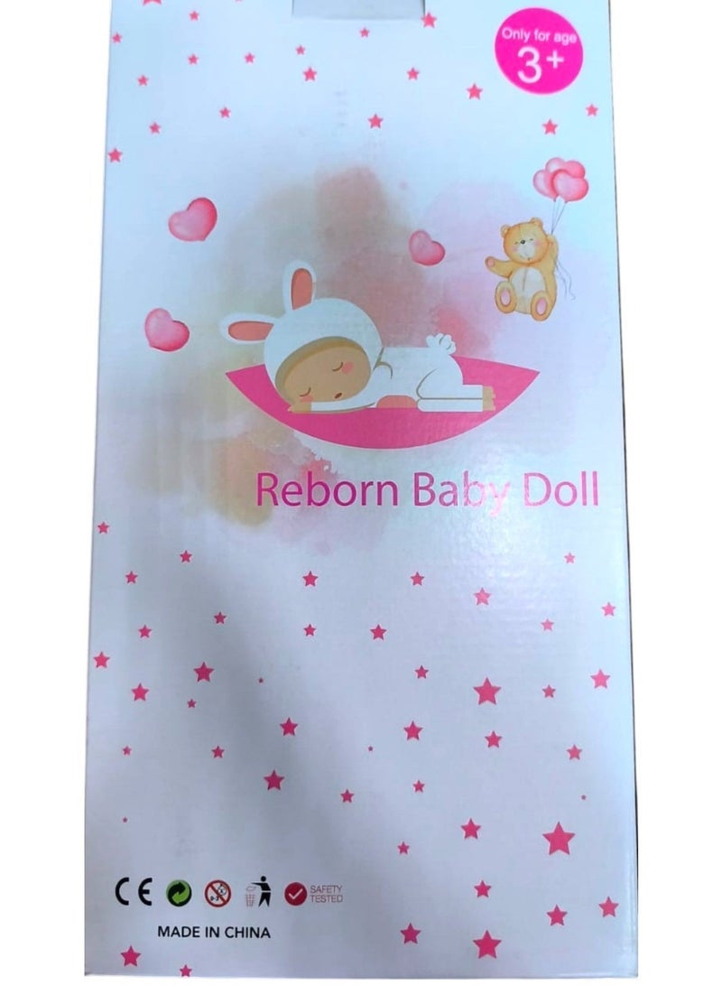 KSBD Reborn Baby Dolls - 18 Inch Realistic Baby Doll Lifelike Full Baby Boy Real Life Baby Doll with Soft Vinyl Body can Swimming with Accessories Gifts for Kids 3+ - Image 2