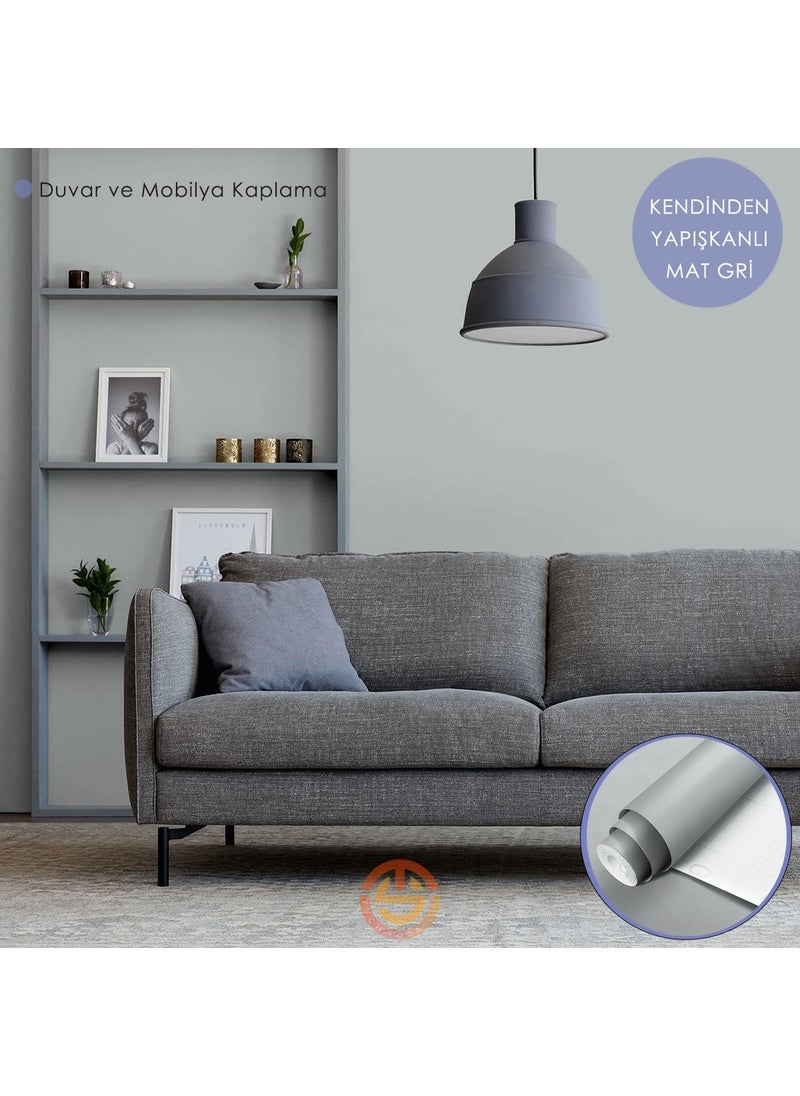 Technosmart 60CM×100CM Self-Adhesive Matte Look Wallpaper Kitchen Cabinet Table Covering  - Image 3