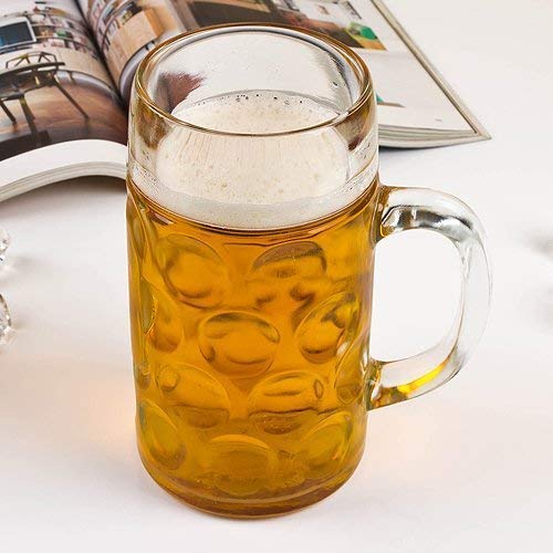 miRim Big Beer Mug (1200 ml) for Your Home Bar, Juice, Jumbo Size (Transparent) - 1 Piece - Image 2