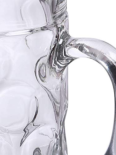 miRim Big Beer Mug (1200 ml) for Your Home Bar, Juice, Jumbo Size (Transparent) - 1 Piece - Image 5
