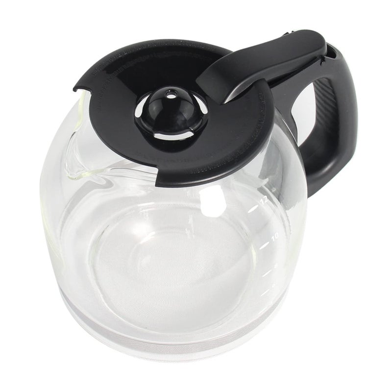 Cestlaive 12-Cup Replacement Coffee Carafe Compatible With Mr. Coffee Coffee Maker Pot  Replace Part# Pld12 Pld12-Rb Series  Black Handle - Image 2