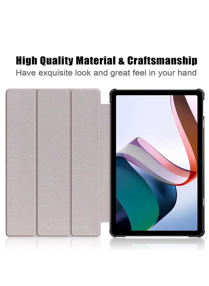 Generic - Case For Xiaomi Redmi Pad 10.6 Multi-Viewing Angles All New PU Leather Smart Cover with Auto Sleep Wake Feature Slim Flip Shell Case for Xiaomi Redmi Pad 10.6 (Black) - Image 1