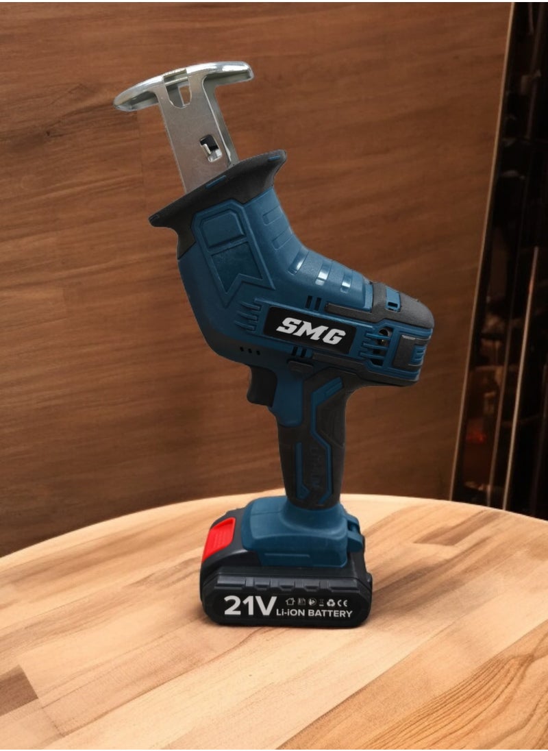 SMG - SMG 21V Cordless Reciprocating Saw – High-Performance Battery-Powered Saw - Image 1