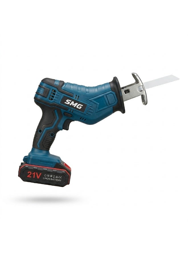 SMG 21V Cordless Reciprocating Saw – High-Performance Battery-Powered Saw - Image 1