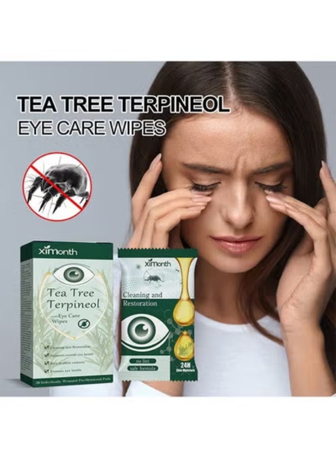 ximonth Eyelid Cleansing Wipes for Itchy and Dry Eyes , Individually Wrapped,Gentle Cleansing , Safe for Sensitive Eyes - Image 5