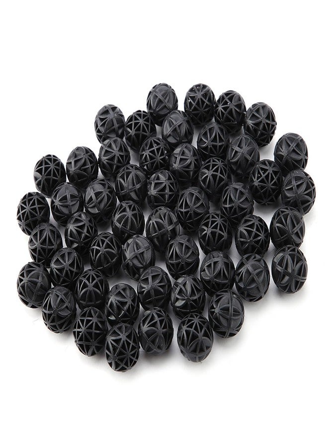 زيروديس فلتر حوض السمك من زيروديس، 50 قطعة، وسائط ترشيح كرات بيولوجية، فلتر مسامي بيولوجي، كرة كيميائية حيوية مع قطن، مادة ترشيح لحوض السمك والبركة (16 مم). - Image 2