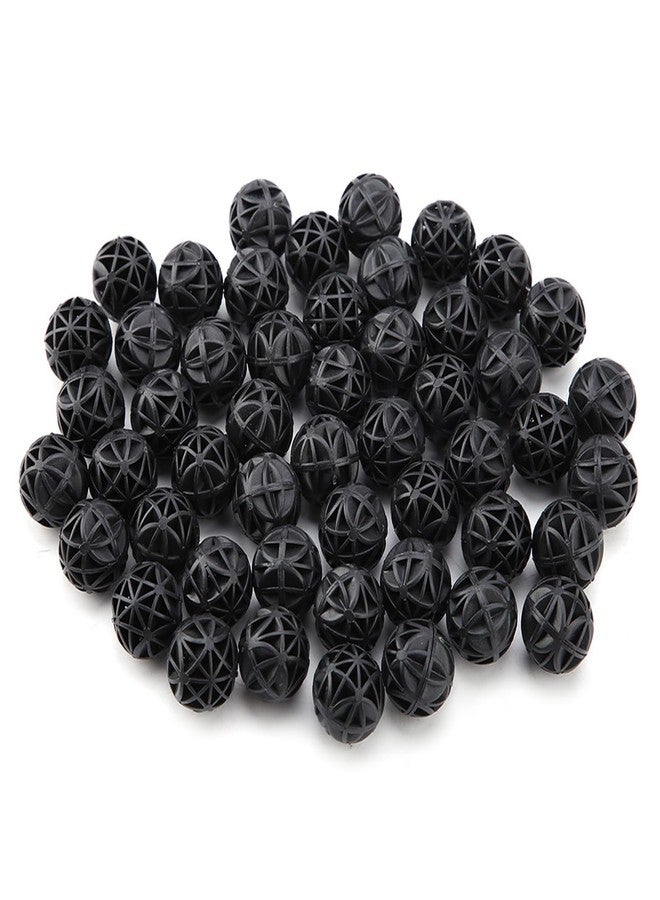 زيروديس فلتر حوض السمك من زيروديس، 50 قطعة، وسائط ترشيح كرات بيولوجية، فلتر مسامي بيولوجي، كرة كيميائية حيوية مع قطن، مادة ترشيح لحوض السمك والبركة (16 مم). - Image 5