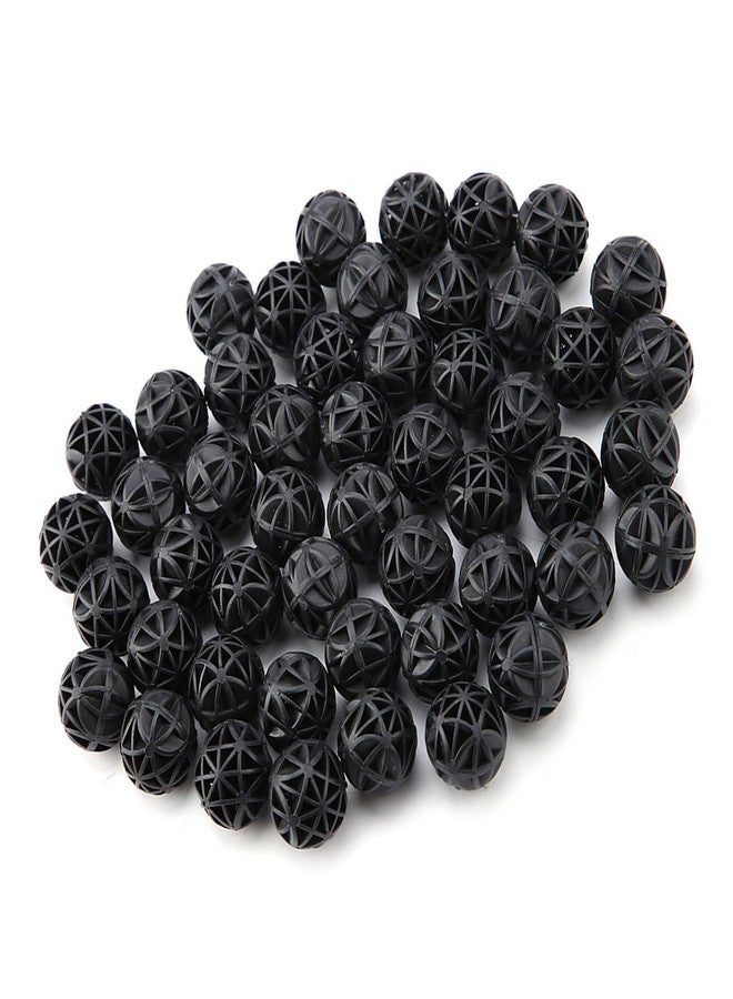 زيروديس فلتر حوض السمك من زيروديس، 50 قطعة، وسائط ترشيح كرات بيولوجية، فلتر مسامي بيولوجي، كرة كيميائية حيوية مع قطن، مادة ترشيح لحوض السمك والبركة (16 مم). - Image 3