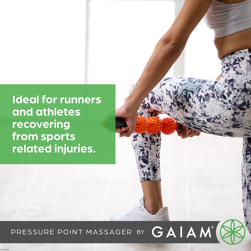 Gaiam Restore 05-58255 Pressure Point Muscle Roller Massage Stick (Colors may vary) - Image 4