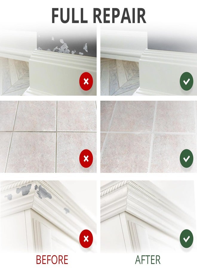 إكس-بروتيكتور مجموعة أقلام طلاء X-Protector للتصليح - 6 أقلام طلاء قابلة لإعادة التعبئة مع 3 أنواع من الفرش - قلم طلاء ممتاز للتصليح - أقلام طلاء قابلة لإعادة التعبئة للجدران والأثاث وأعمال التصليح الأخرى! - Image 3