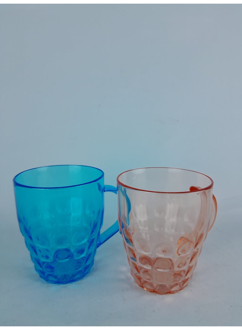 2 كوب اكريلك -خامة عالية الجودة -ضد الكسر - Image 5