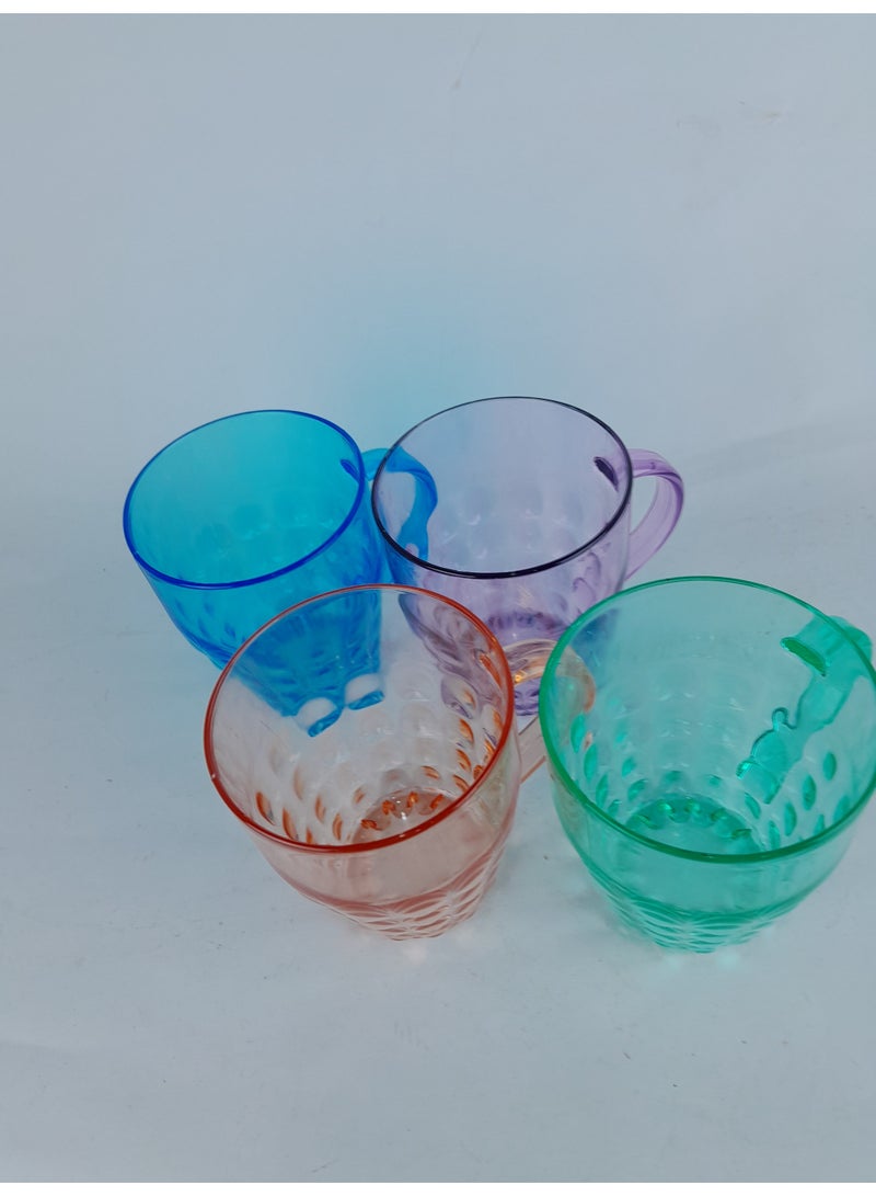 2 كوب اكريلك -خامة عالية الجودة -ضد الكسر - Image 4