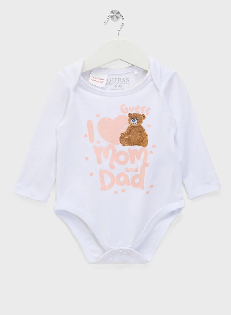 GUESS Kids 3 Pack Body Suits & Pants Set