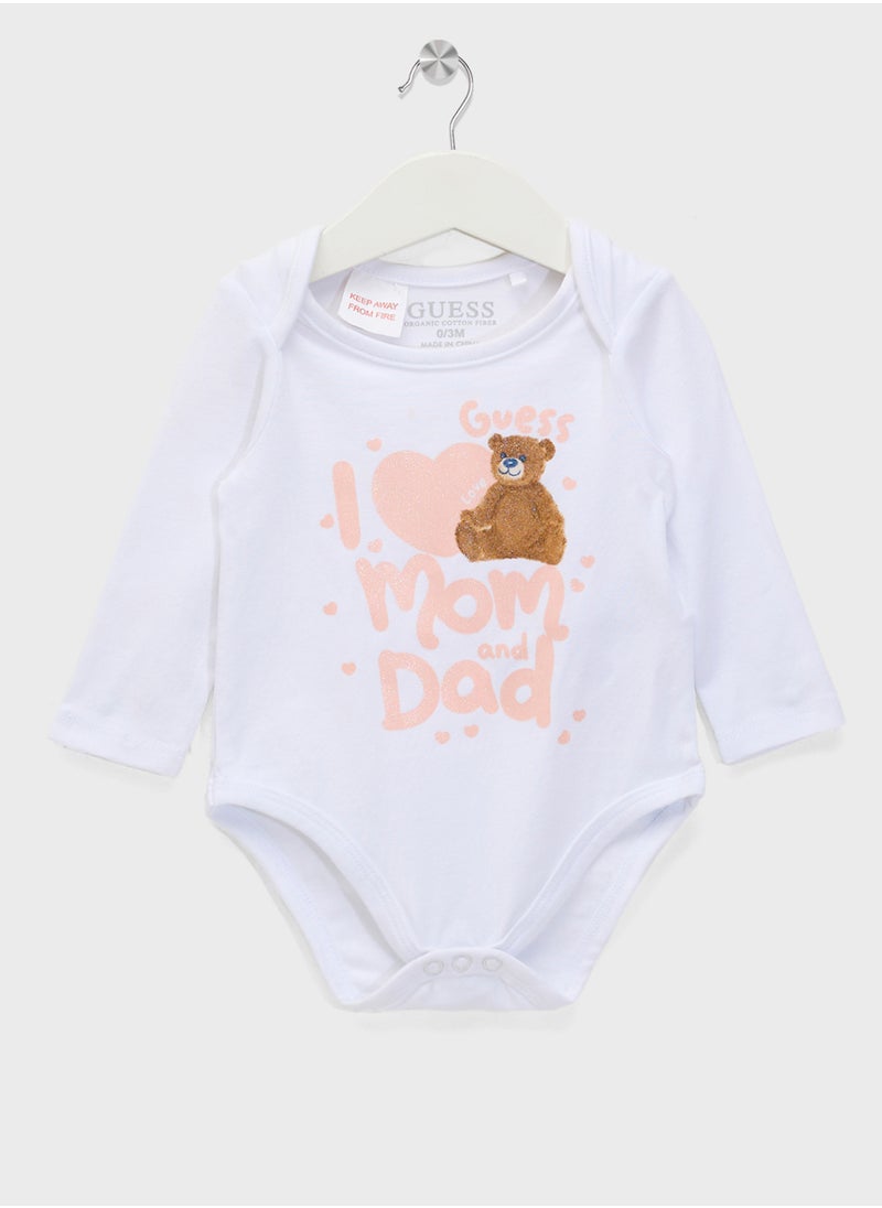 GUESS Kids 3 Pack Body Suits & Pants Set  - Image 3