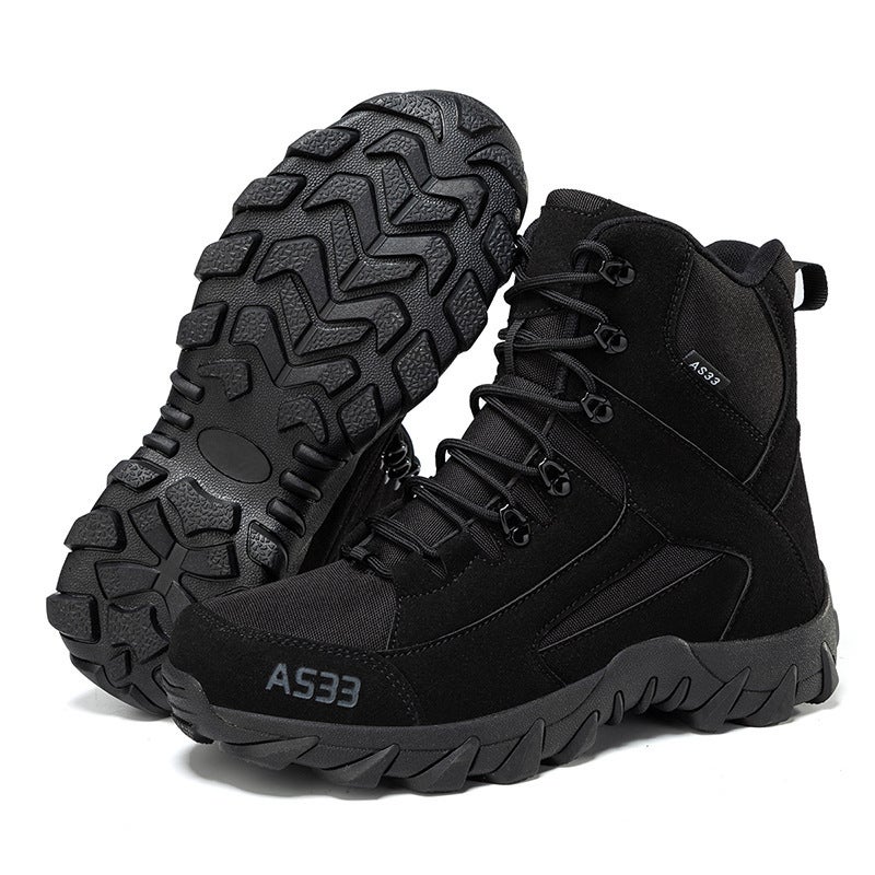 Outdoor Sports Training Combat Boots Comfortable Breathable Tactical Mountaineering Boots For Men And Women - Image 4