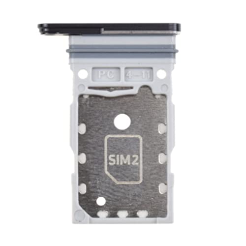 Vekir Dual SIM Card Tray for Samsung Galaxy S22 Ultra 5G SM-S908B SIM Card Holder for SM-S908B SIM Card Slot Replacement for SM-S908U SM-S908U1 Phantom Black - Image 3