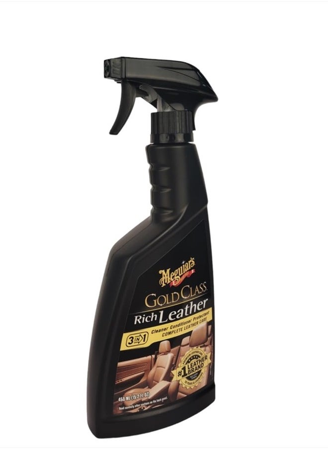 Meguiar's - Gold Class Rich Leather Cleaner & Conditioner - 15.2 Oz Spray Bottle - Image 1