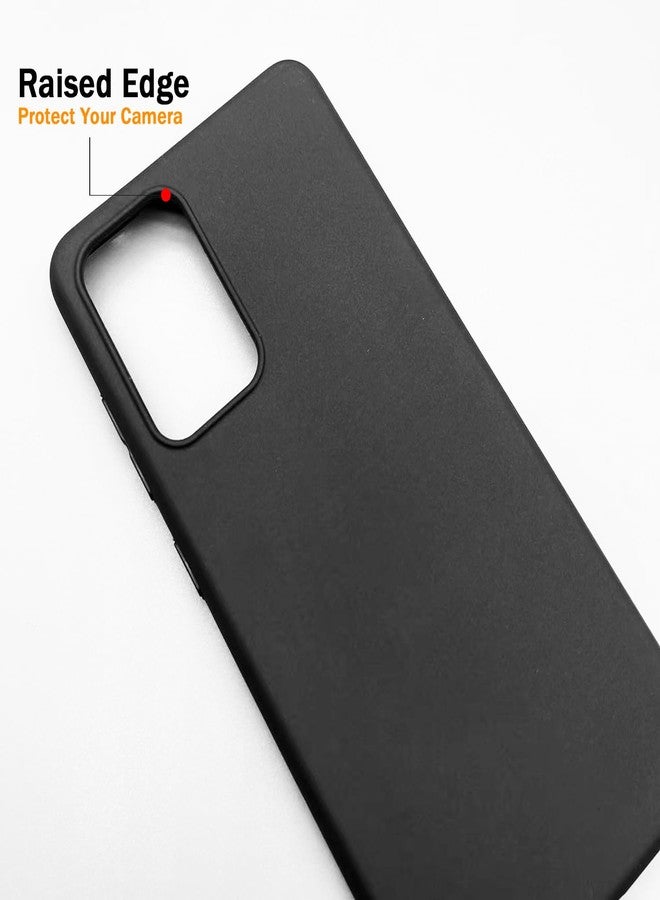 TENOC Phone Case for Samsung Galaxy A52 5G, Black Case Anti-Fingerprint Protective Bumper Matte Cover - Image 5