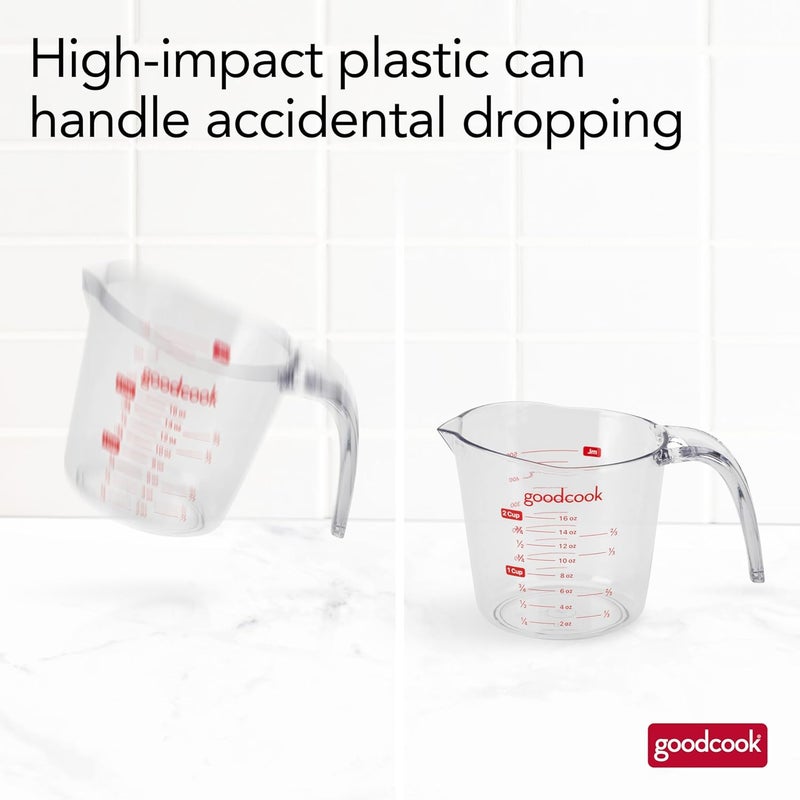 GoodCook BRADSHAW INTERNATIONAL 19864 2Cup Plastic Measuring Cup - Image 4