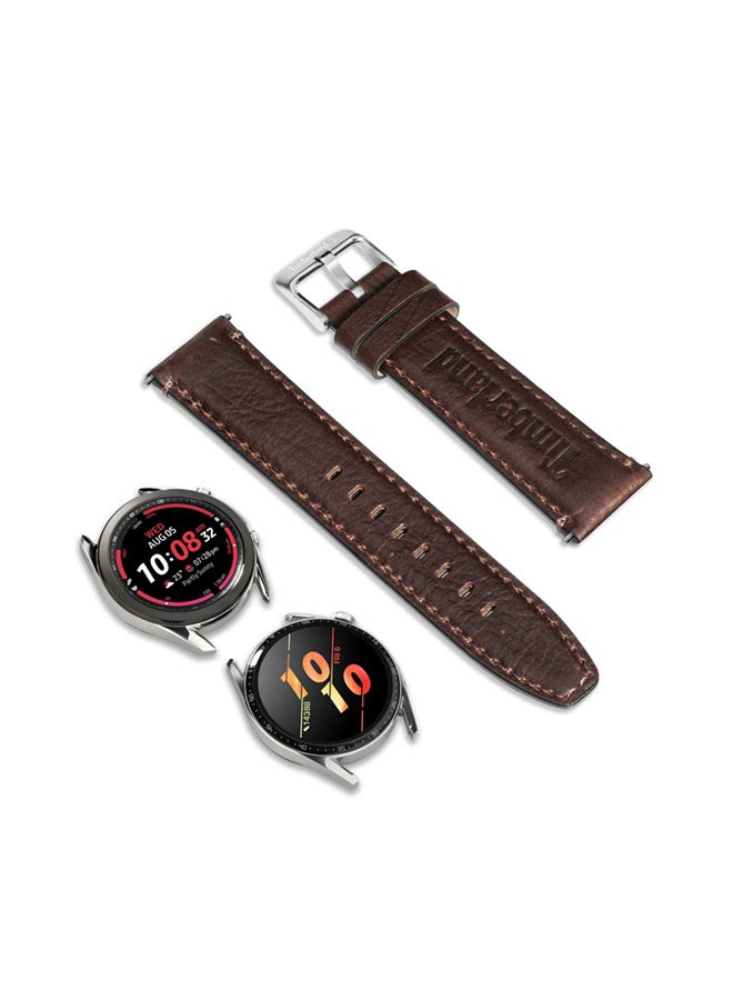 Timberland Unisex Barnesbrook Unisex Universal Leather Watch Strap - 20 mm - TDOUL0000705 - Image 5