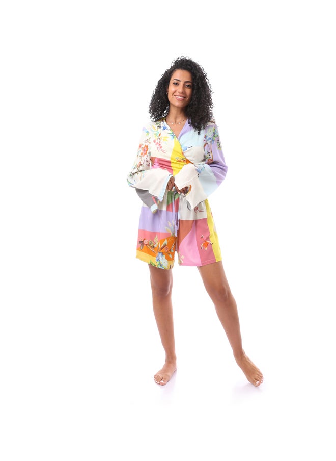 MERCH Two-piece Set Of Blouse And Shorts For Women  - Image 1